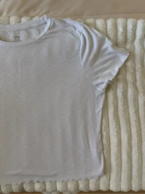aerie white Ribbed Short Sleeve Tee thumbnail 3