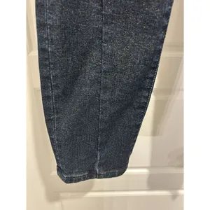 Anthropologie Pilcro High Rise Denim Legging Dark wash Metallic Shimmer Size 32 thumbnail 2