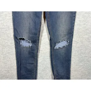 Free‎ People Distressed Skinny Jeans W29 Medium Wash thumbnail 3