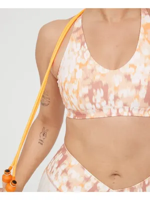 NWT OFFLINE by Aerie Shine Strappy Back Sports Bra - Size: Large thumbnail 10