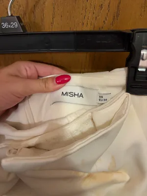 Misha Collection mini dress with bow detail in XS thumbnail 4