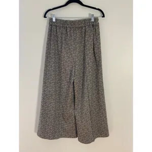 Emily McCarthy Teddy Crop Trouser in Black Tonal Monogram‎ NWT Small thumbnail 5