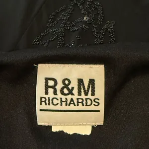 R&M RICHARDS Long Maxi Chiffon Beaded Spaghetti Strap Cocktail Dress thumbnail 11