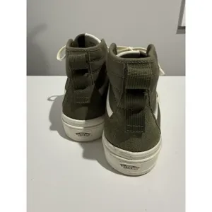 VANS Sentry Sk8-Hi WC Shoe Suede Canvas Green Women Sz 8‎ Casual Sneakers Y thumbnail 4
