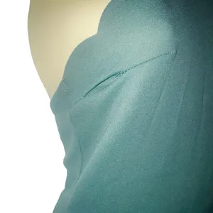Sage Green Backless Halter Mini Dress thumbnail 3