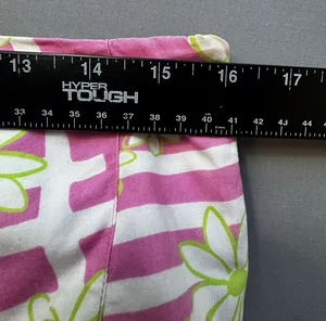 Vintage Lilly Pulitzer Ingrid Skirt Size 8 Pink Green Eyelet Trim Lined Pleated thumbnail 7