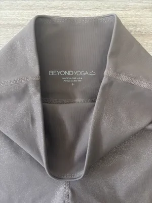 Beyond Yoga High Waist Metallic Twinkle Biker Shorts Women Size Small thumbnail 2