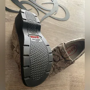 KLOGS Gray Floral Slip-On Nursing Shift Shoes | Comfort Work Clogs | Sz 7 thumbnail 7