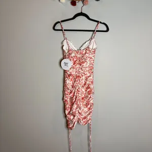 NWT Princess Polly Cael Pink Floral Mini Dress thumbnail 4