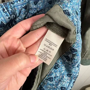 Free People Apollo Green Patchwork Military Army Green Jacket Oversized Small S thumbnail 4