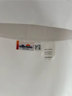 Ellesse Casti White Tennis Skirt Size M Stretch Athletic Court Skirt thumbnail 6
