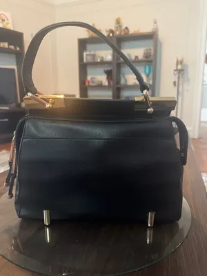 Aldo Black Satchel with Gold Hardware thumbnail 4