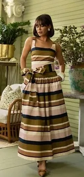 Antonio Melani x Style Bungalow The Luncheon Square Neck Sleeveless A-Line Dress thumbnail 1