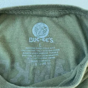 Buc-ee’s Fall Pumpkin Beaver T-Shirt Olive Green Size Large thumbnail 3