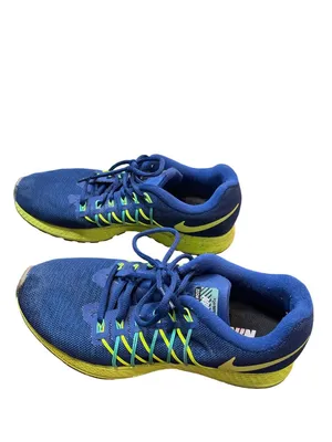 Nike Air Zoom Pegasus 32 wms blue yellow running sneakers sz 9 SKU 10-348 thumbnail 4