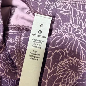 Lululemon Align Pant 25" NULU Arabesque Antoinette Smoky Quartz‎ Size 6 W5BSZS thumbnail 4