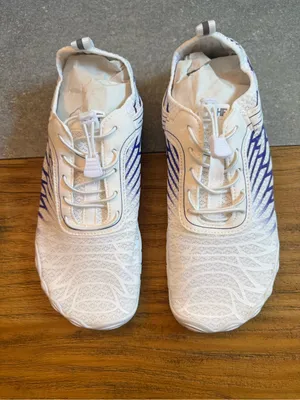 Hike Footwear HF LoraxPro Barefoot Shoes White Purple Zero Drop Wide Toe Size 10 thumbnail 2