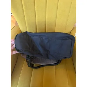Giorgio Armani vintage fabric with Leather Hand Bag thumbnail 9