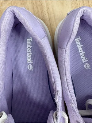 Timberland Laurel Court Low Lace Up Canvas Sneakers Lilac‎ Purple Women 9.5 thumbnail 9
