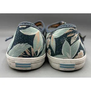 TOMS Womens Floral Canvas Mary Jane Shoes‎ With Buckle Strap 8.5 thumbnail 3
