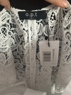 Few Moda White Lace Mini Shift Dress thumbnail 7
