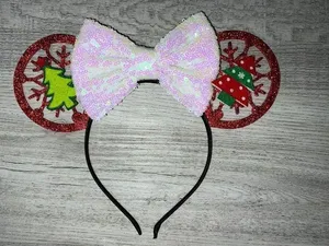 Christmas Disney Mickey Minnie ears new thumbnail 1