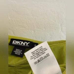 DKNY Lime Green‎ Ruched Cami Tank Top Size Small thumbnail 7