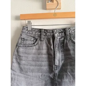 Abercrombie & Fitch Grey Denim Mini Skirt Size 25 thumbnail 5
