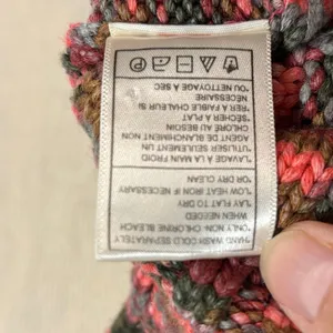 Steve Madden Sweater Vest Multicolor Space Dye Cropped Knit Retro Festival Y2K S thumbnail 8