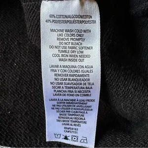 Calvin‎ Klein Black Long Sleeve Pullover Crop Sweatshirt Size XL thumbnail 7