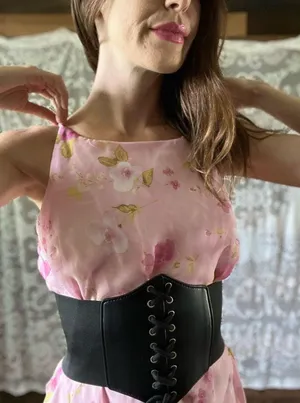Vintage 90s Studio Y Sheer Slip Lined Floral Cottagecore Fairycore MIDI Dress thumbnail 5