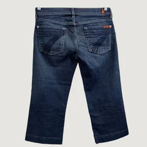 7 For All Mankind 7FAMK Dojo Crop Jeans Medium Wash Size 27 thumbnail 4