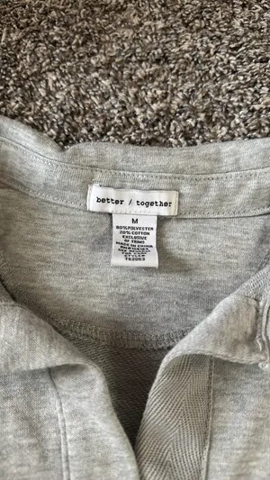 Better / Together Grey Sweater Gray Size M thumbnail 2