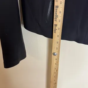 Athleta Women's Moto Jacket Asymmetric Zip Lightweight Black Size M thumbnail 6