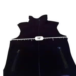Patagonia Synchilla Fleece Vest Womens Small Black Full Zip‎ Outdoor Layering thumbnail 7