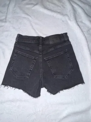 BDG Black Jean Shorts thumbnail 2