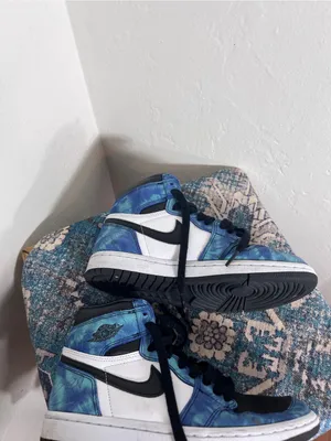 Nike Air Jordan 1 Retro High OG Tie-Dye 2020 CD0461-100 Size 7 RARE thumbnail 4
