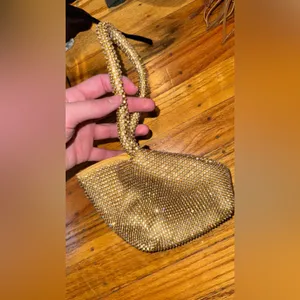 Elegant Gold Rhinestone wristlet thumbnail 2
