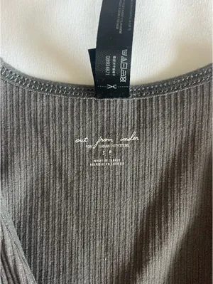 Urban Outfitters Grey Crop Top thumbnail 3