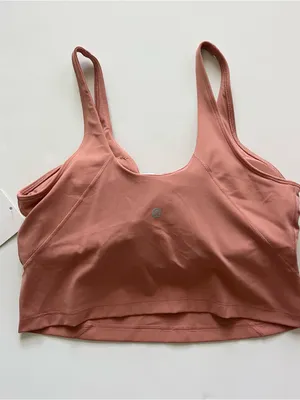 NWT lululemon athletica Align Tank Top Pink Savannah -Size 12 thumbnail 2