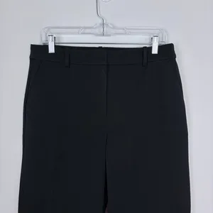 J.Crew Factory Remy Full Length High Rise Wide Leg Pant Trouser Black Size 10 thumbnail 4