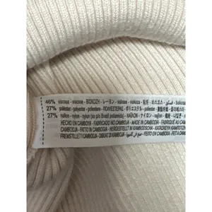 Zara Beige Strapless Sleeveless Ribbed Knit Tube Bandeau Mini Bodycon Dress Sz S thumbnail 4