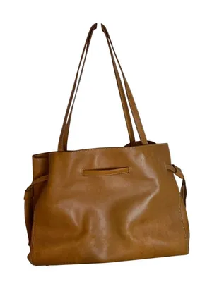 J.McLaughlin Dahna Tan Leather Tote Bag thumbnail 1