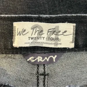 Free People We The Free Black Wash High Rise Button Size‎ 26 thumbnail 5