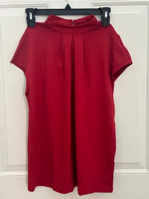 Halara Mock Neck Cap-Sleeve Top NWOT thumbnail 9
