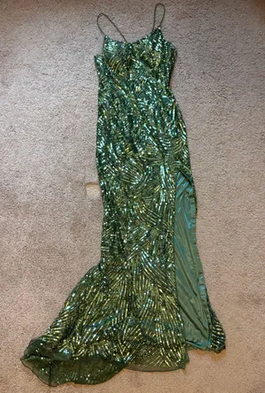 Primavera Couture Sage Green Prom/Formal Dress thumbnail 3