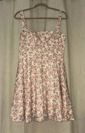 Floral Sundress Pink Size L thumbnail 1