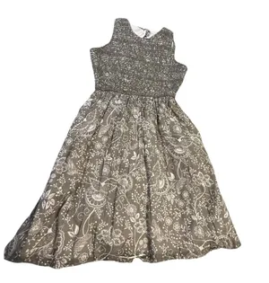 Abercrombie and Fitch Smocked Cotton Floral Dress - Size M thumbnail 13