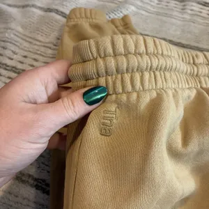 Tna Sweatpants Womens Small Beige COZYAF Fleece Jogger Elastic Waist Lounge thumbnail 11