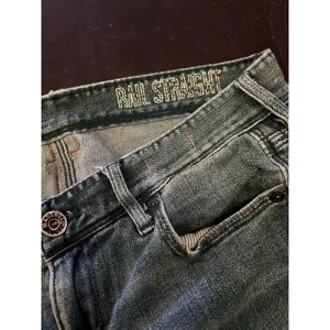 Madewell Jeans Womens 26x34 Blue Rail Straight Medium Wash Denim Stretch thumbnail 8